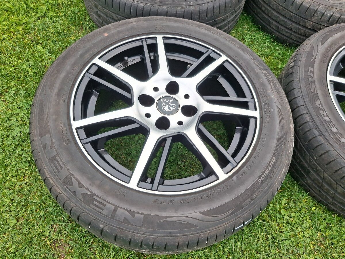 16" ALU 4x 108 + 215/55 r16 letné 7mm - 6