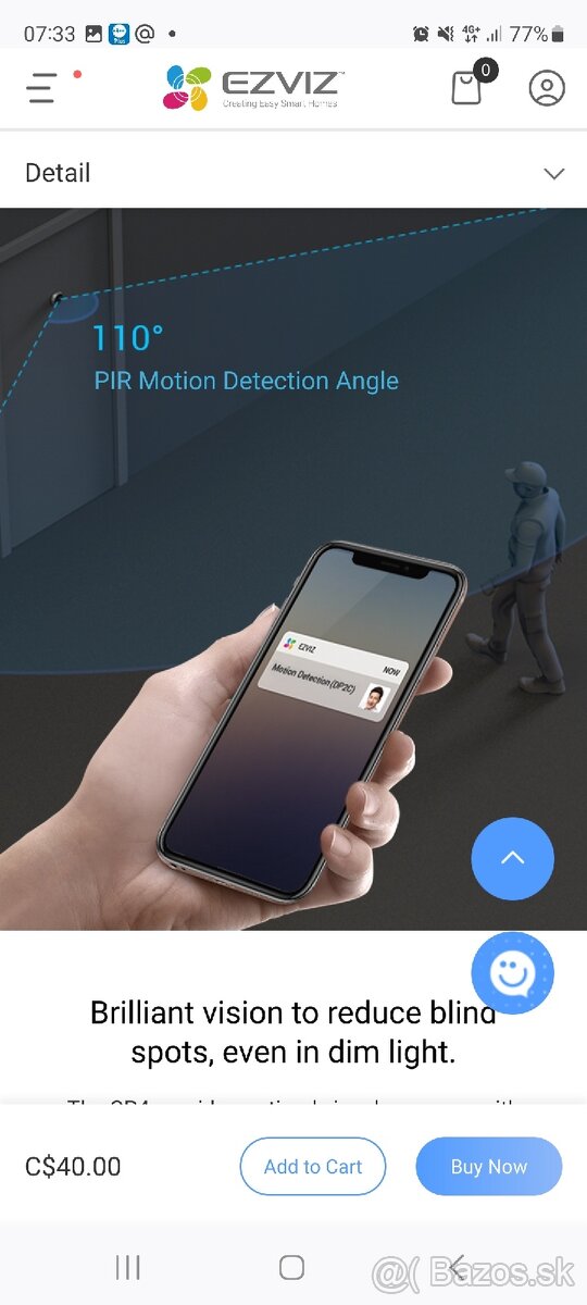 Ezviz CP4 smart kukatko v zaruke nove PC 189 EUR Hikvision - 6