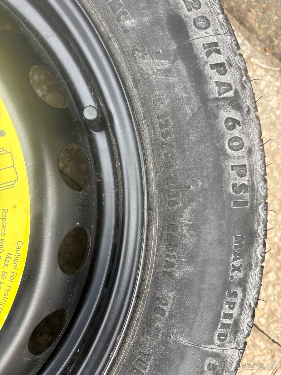 Rezerva, dojazdovka, koleso 5x112 R16Mercedes - 6