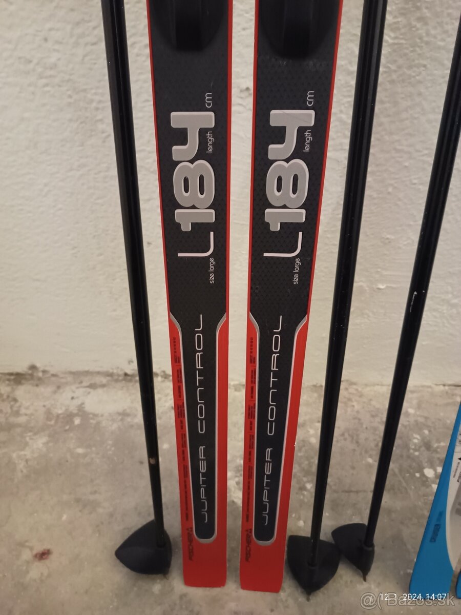 supinove bezky FISCHER dlzka 184 cm a 174 cm + palice - 6