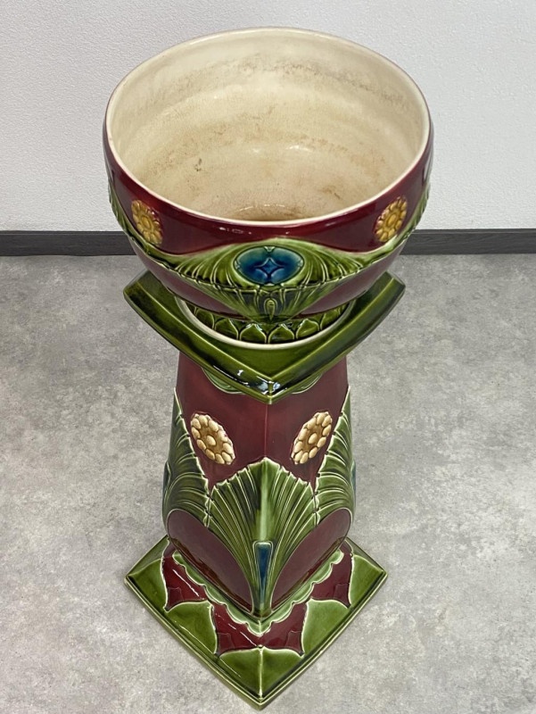 Secesný stojan na kvety - 6