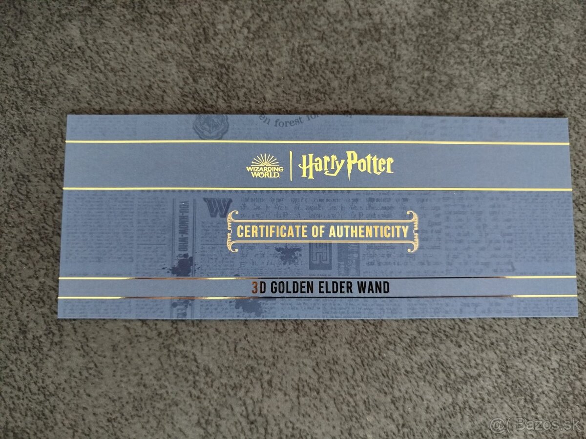 zlato striebro minca proof Harry Potter dumbledore palička - 6