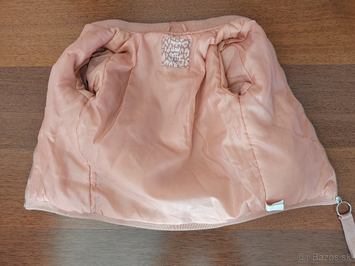 Bunda RESERVED - ružová, chlpatá v.122 - 6