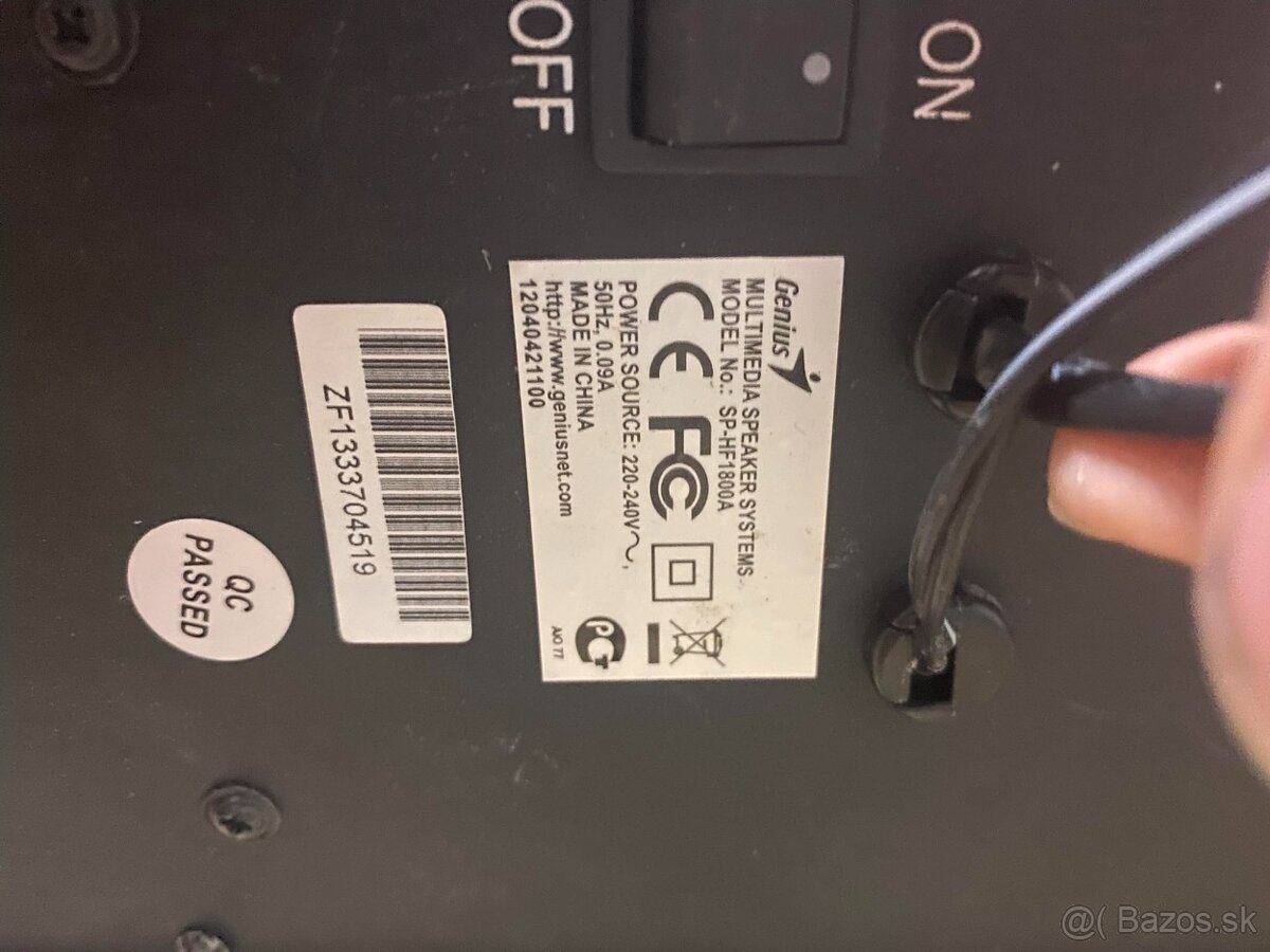 Predám repraki sp hf 1800 a genius zahovale 2x25w 3 pasmove - 6