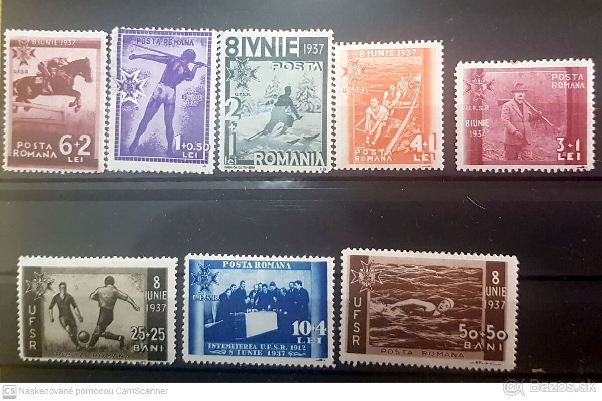 Rumunsko a Bulharsko zriedkavé znamky - 6