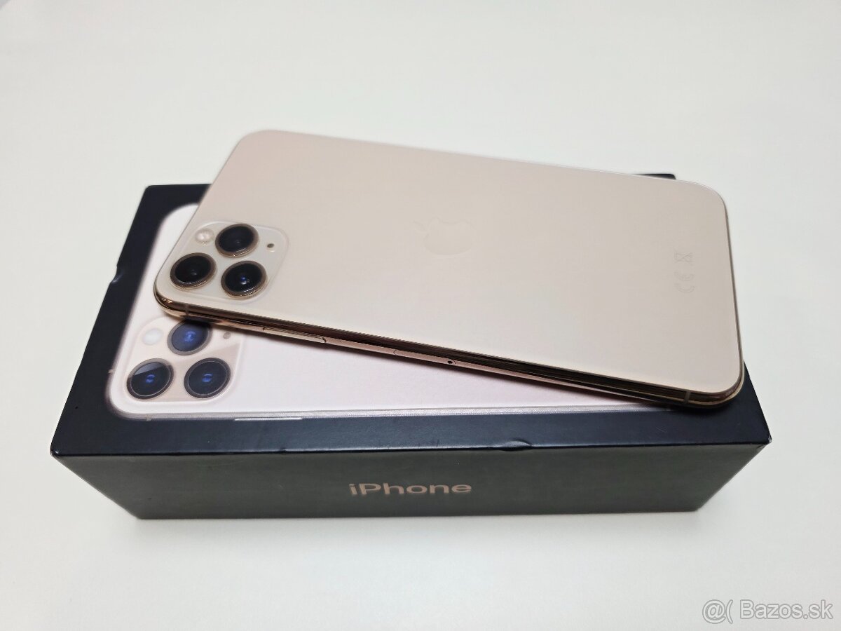 APPLE IPHONE 11 PRO MAX GOLD 64GB,ZDRAVIE BATERKY 100% - 6