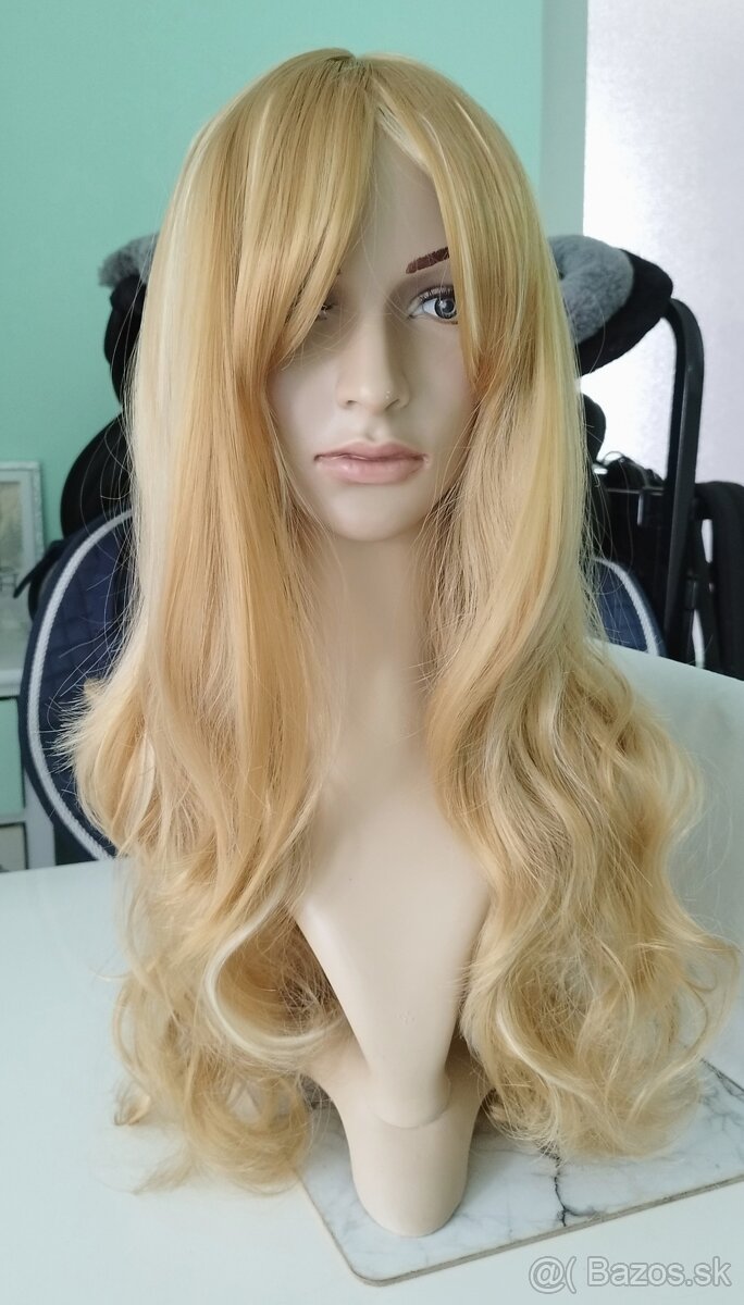Medová blond parochňa - 6