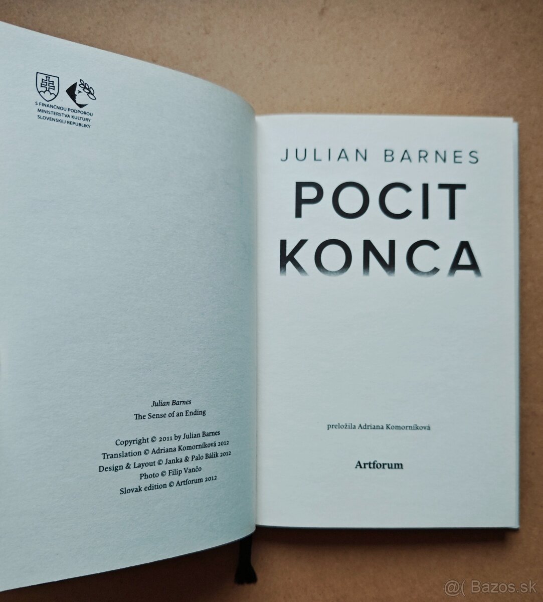 Julian Barnes: POCIT KONCA - 6