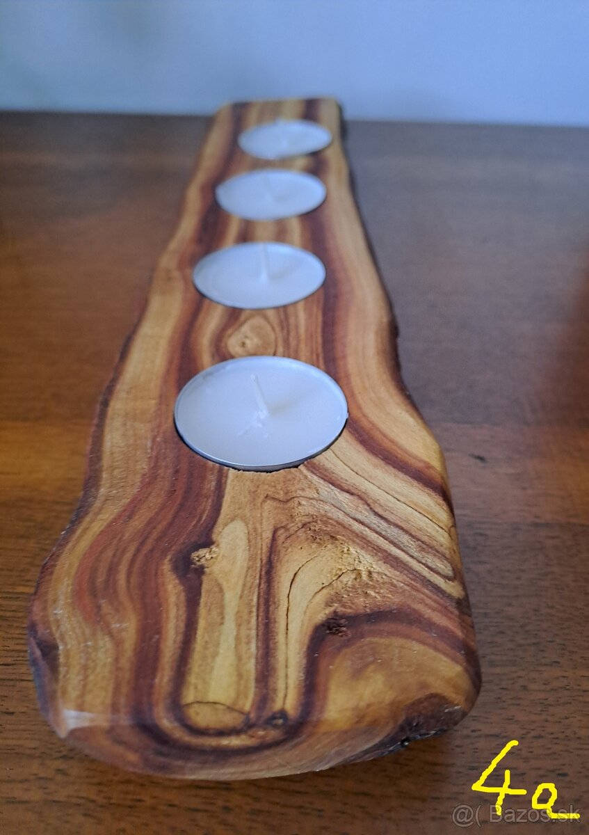 drevený SVIETNIK - 6