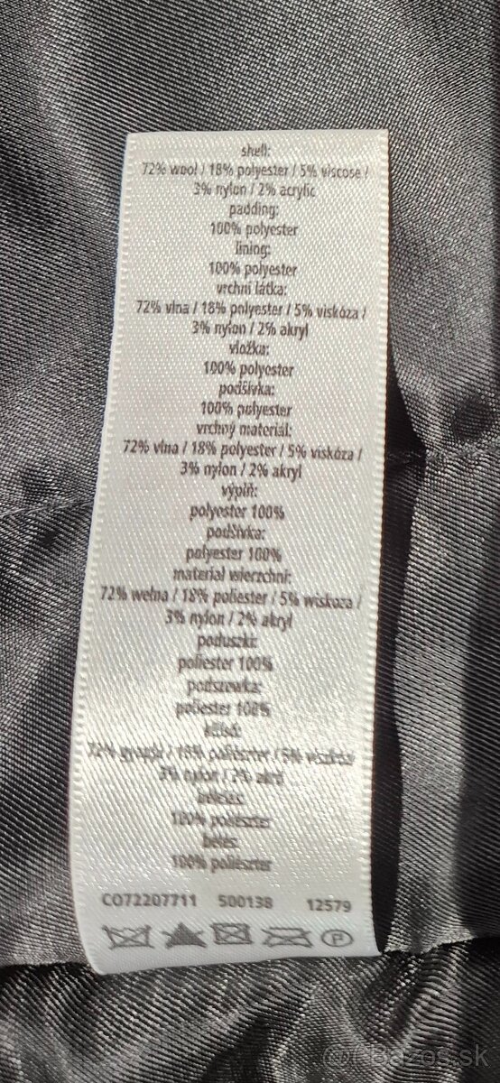 Pánsky čierny kabát Cherokee S - 6