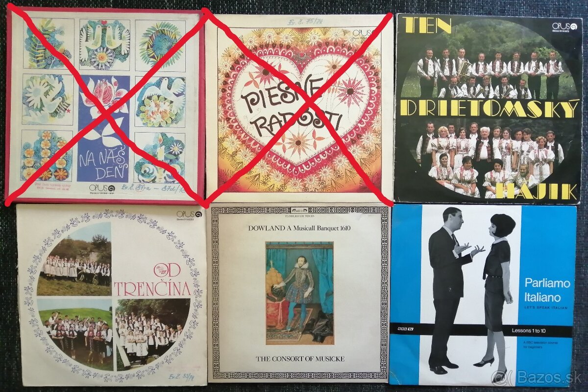 Gramofonové platne LP 10 - 6
