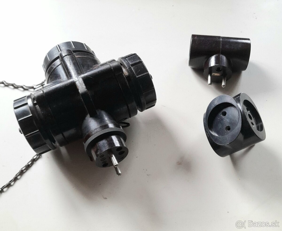 Staré elektro, vypínače, zásuvky - 6