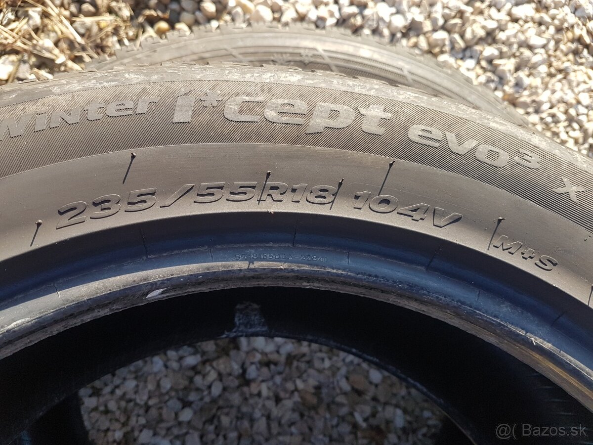 235/55 r18 zimné pneumatiky 2ks Hankook DOT2023 - 6