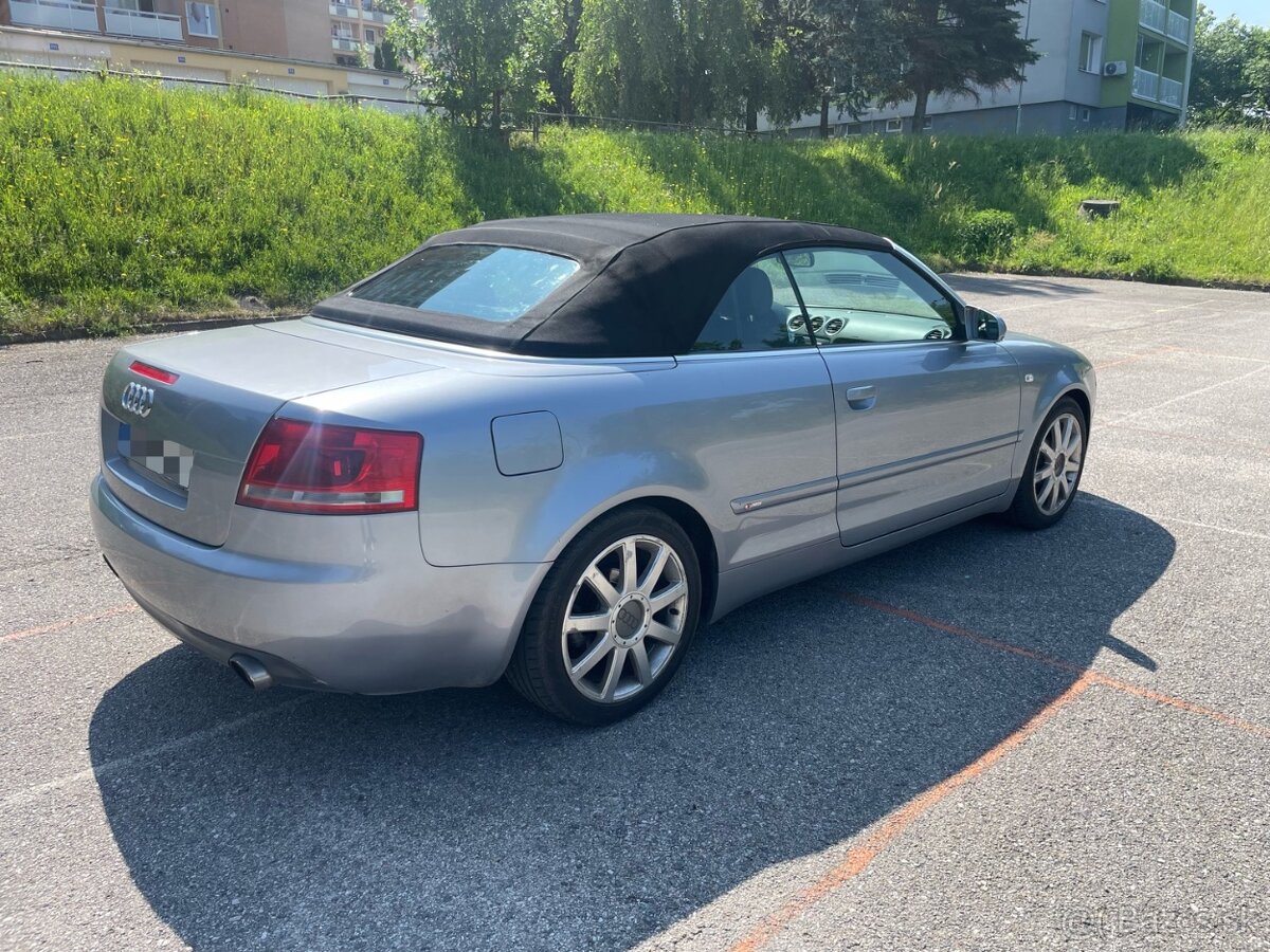 Predám Audi A4 cabriolet, 2,0 TDi manuál 103 kW - 6