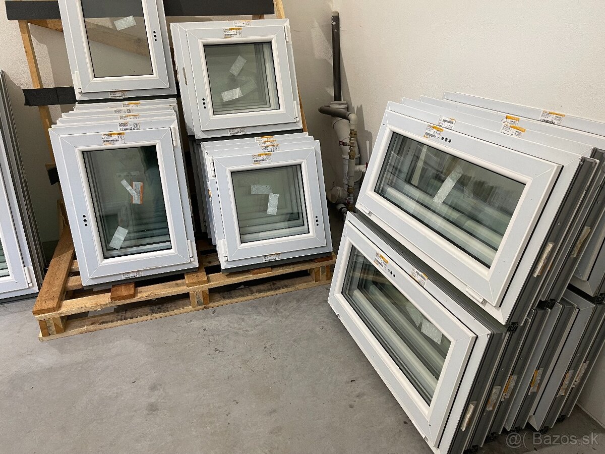 Plastové okná,biele,nové - 6