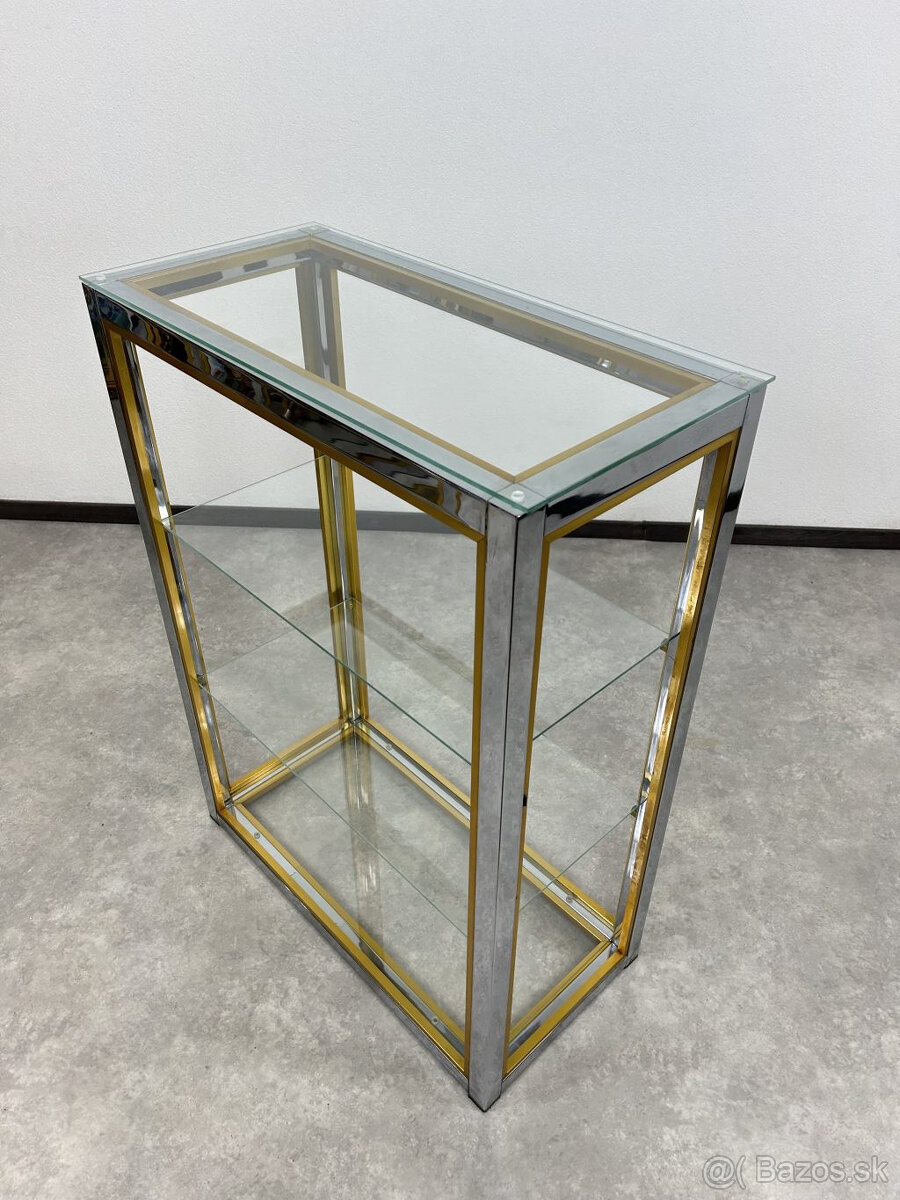 Luxusné dizajnové - poličky chrom - 6