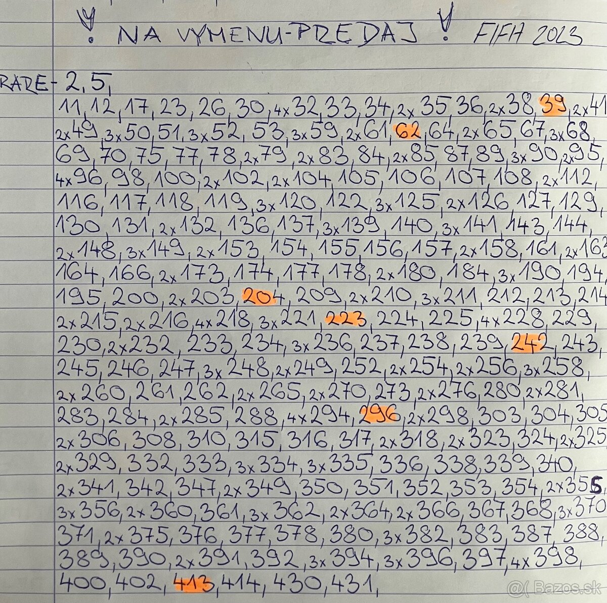 Futbalové kartičky - 6