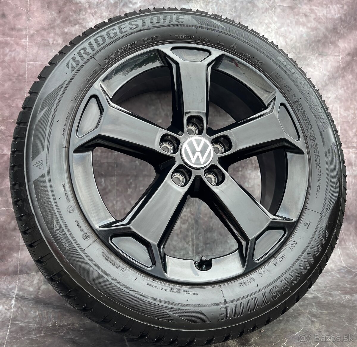 Alu kola originál Audi Q2, Škoda Karoq R17 zimní - 6