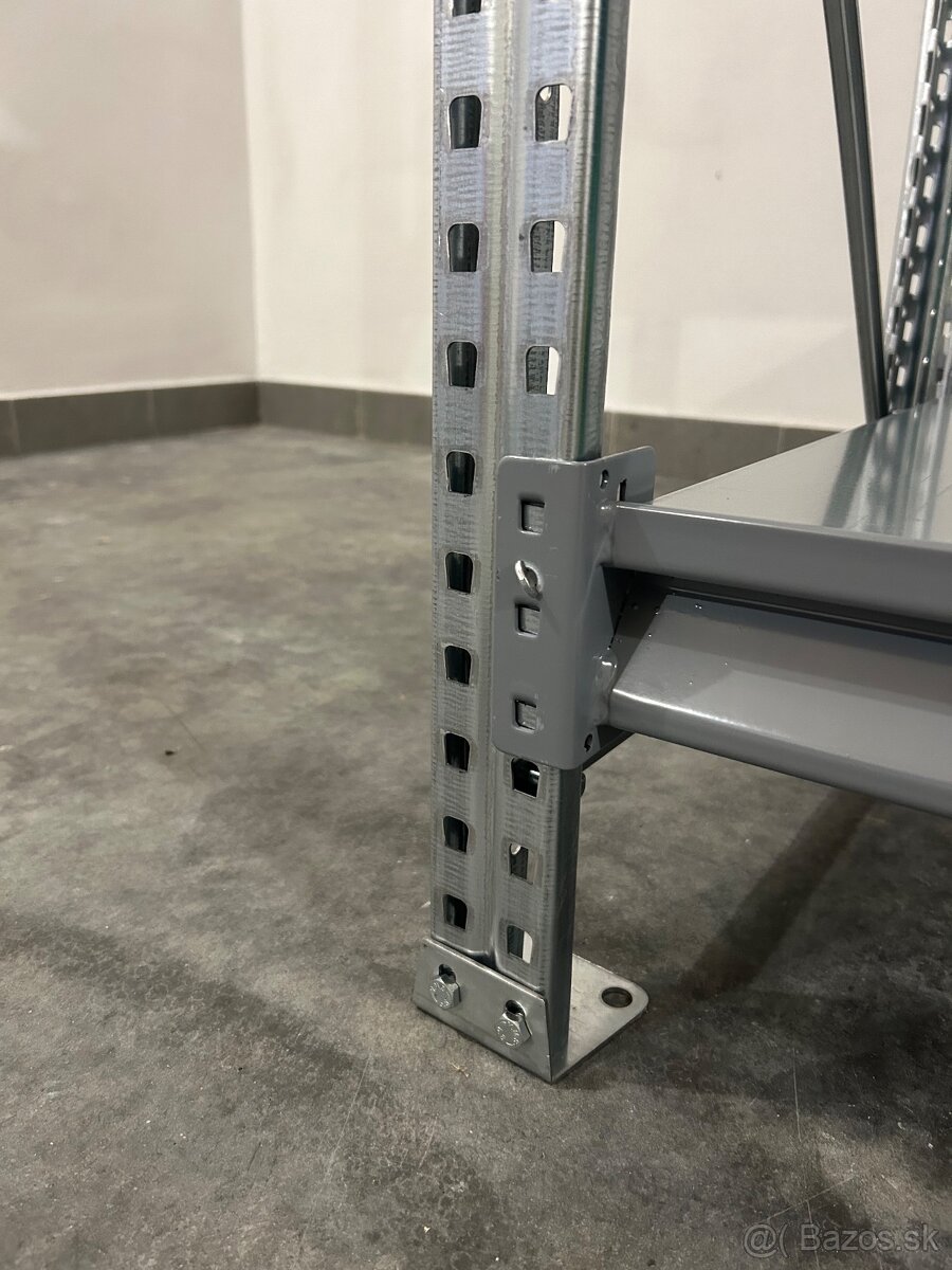 Policovy regál pozinkovaný, priemyselný - 6