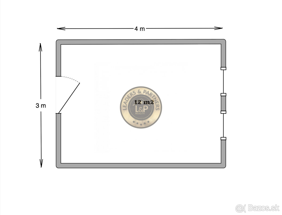 Na prenájom priestor 12 m2, Mäsiarská ul., Košice-Staré Mest - 6