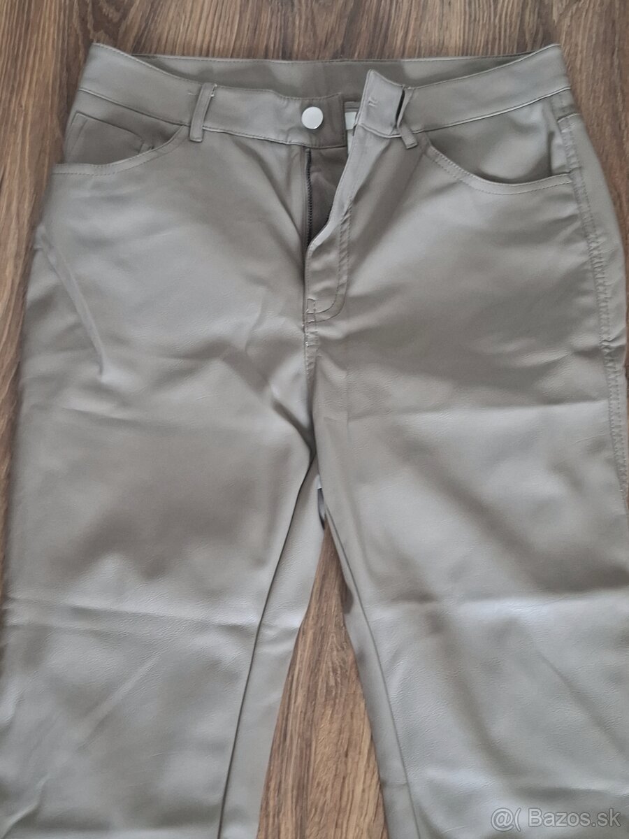 Kožene nohavice dámske H&M - 6
