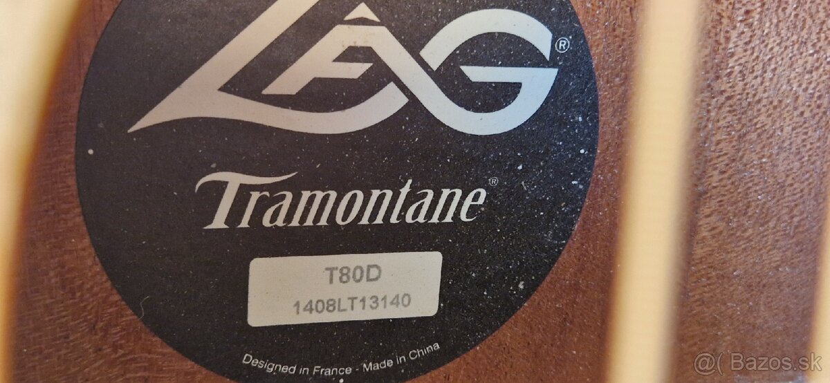akustická gitara LAG T80D - 6