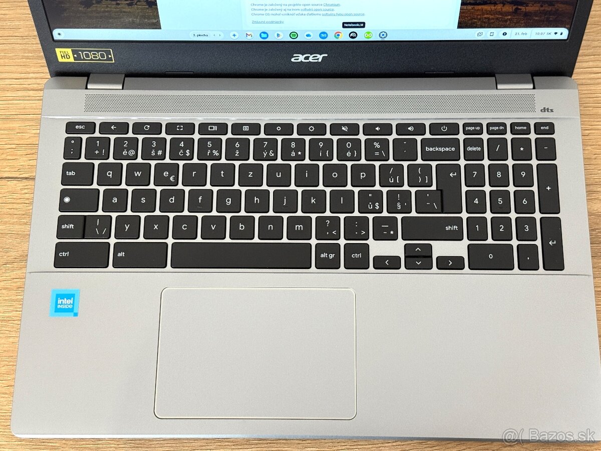 Chromebook 15,6", 8GB /128GB, dotyk / záruka 3.5 roka - 6