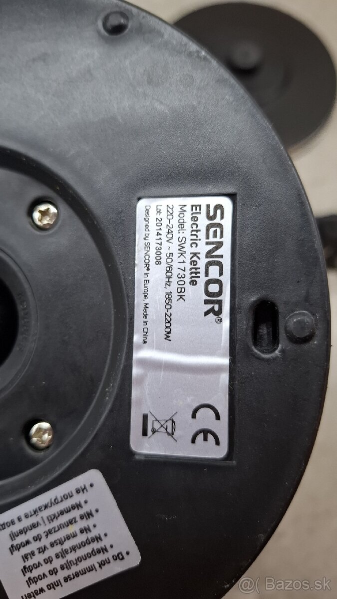 Rýchlovarná kanvica Sencor - 6