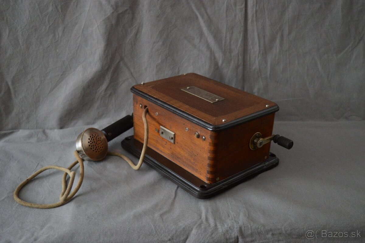 Murálny telefón Thomson Houston - 6