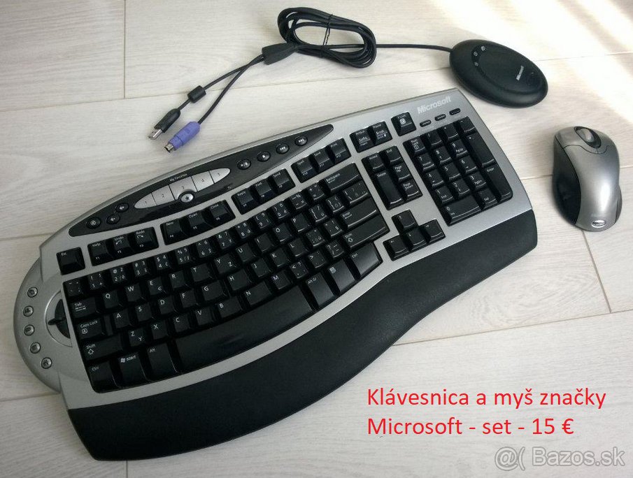 Klávesnice kancelárska, multimediálna a bezdrôtová - 6