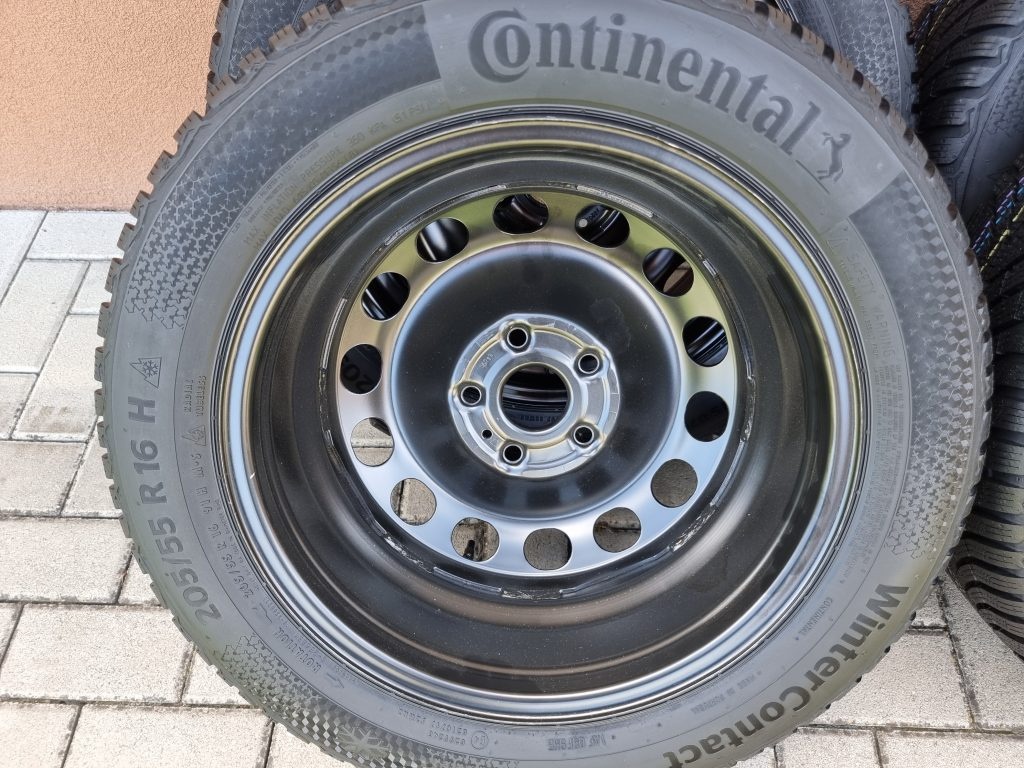 16″ 5×112 A3,OCTAVIA,GOLF,LEON + 205/55R16 CONTINENTAL NEW - 6
