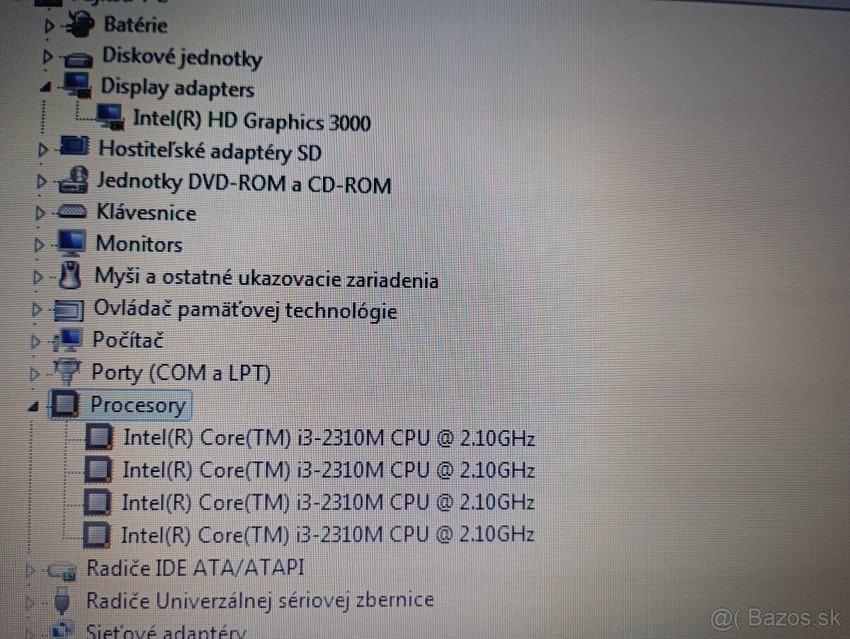 Fujitsu lifebook e751 + Intel core i3 + 4gb ram + RS232 - 6