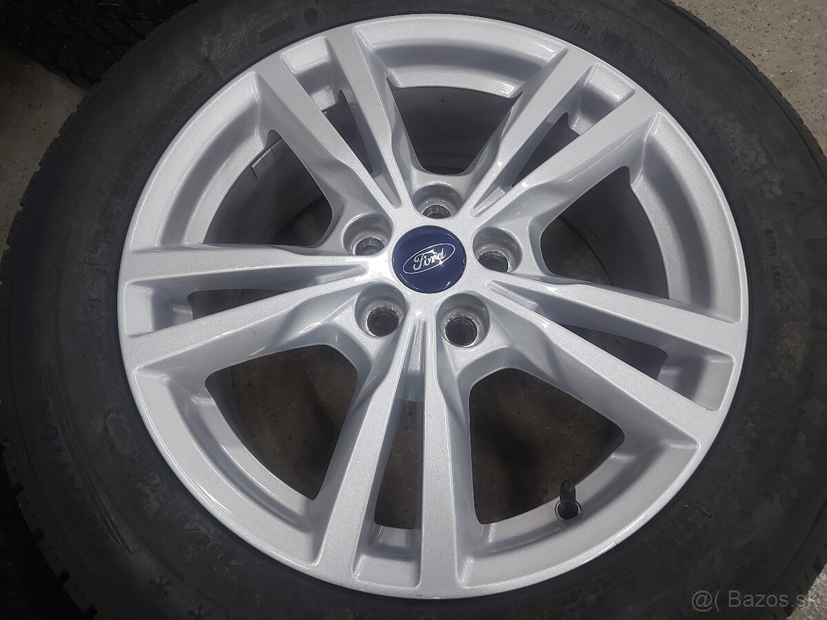 5x108R17 elektrony orig.FORD -235/55R17 DUNLOP zimné pneu - 6