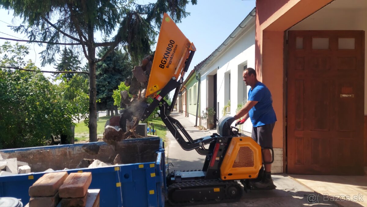 Predám MINIDUMPER BGXN800 BRIGS & STRATTON - 6