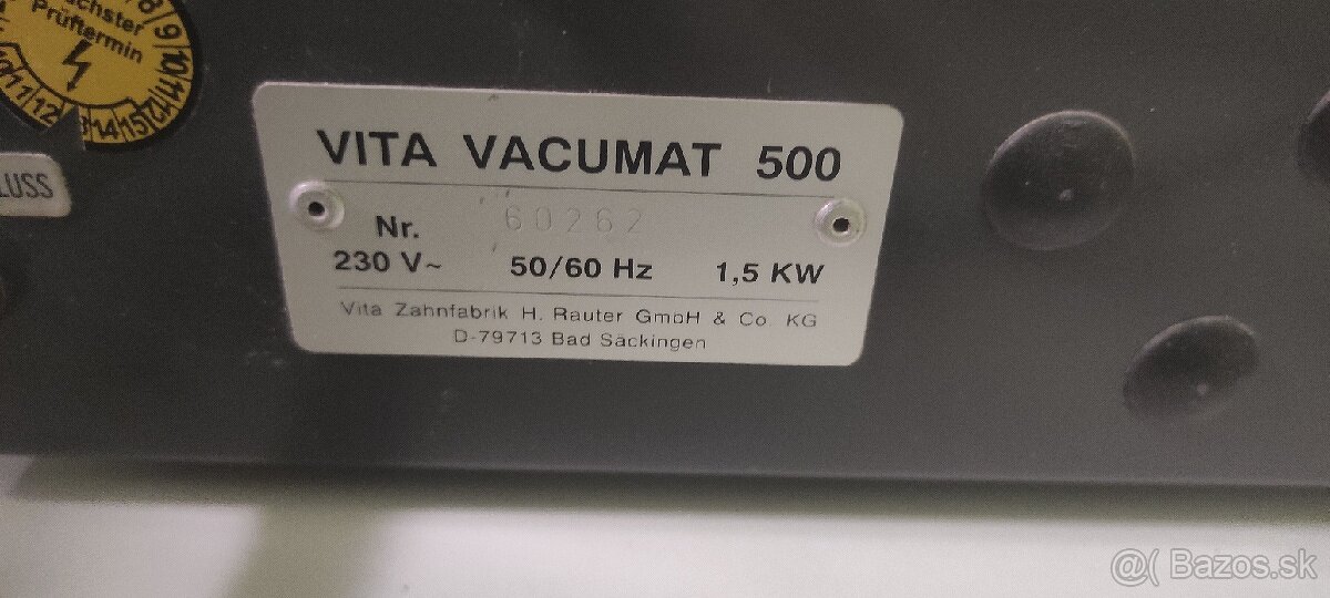 Kovová keramika, zubná technika, vita vacumat 500 - 6