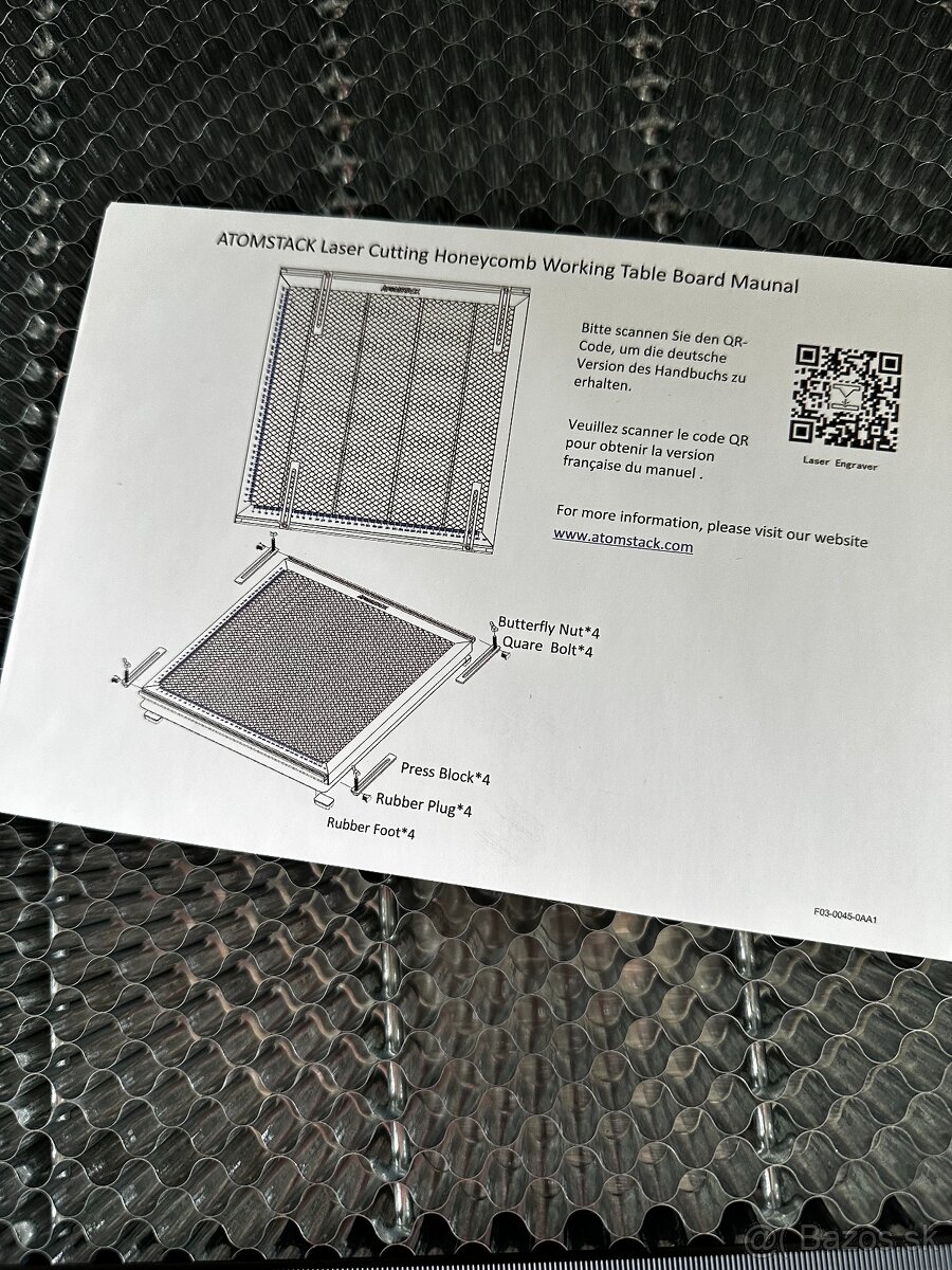 Laserová gravírka ATOMSTACK X30 PRO (33W/160W) – komplet set - 6