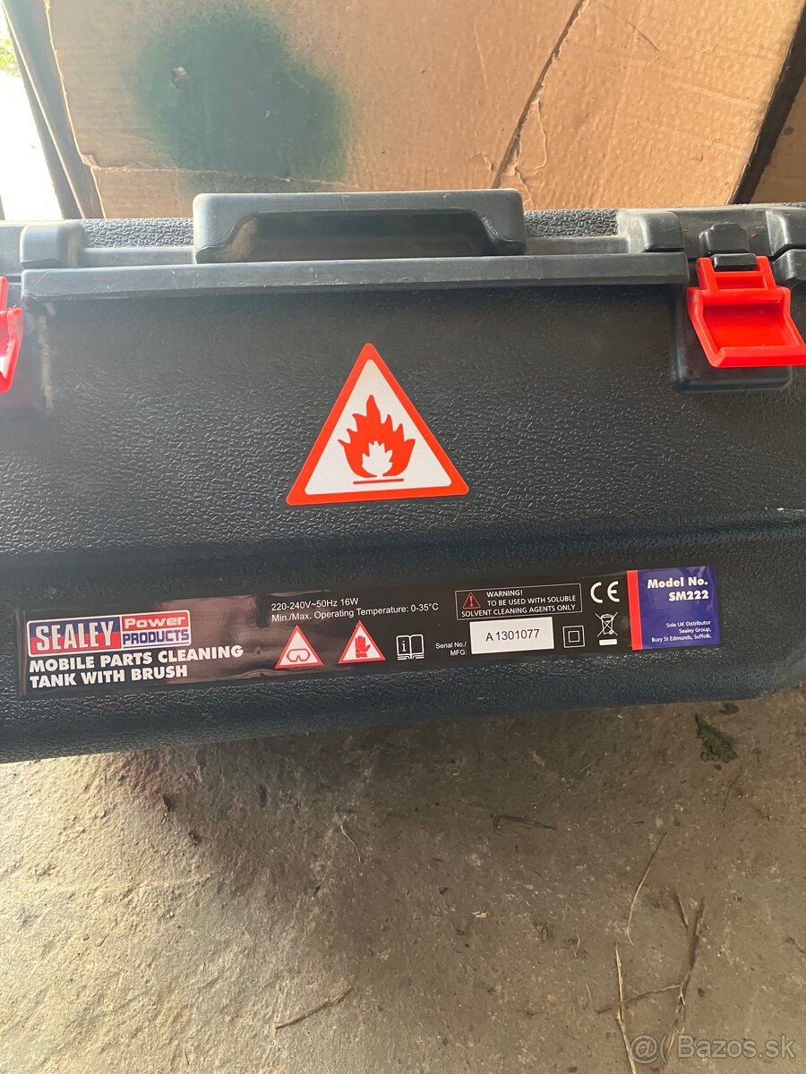 Sealey mobilná umývačka dielov - 6