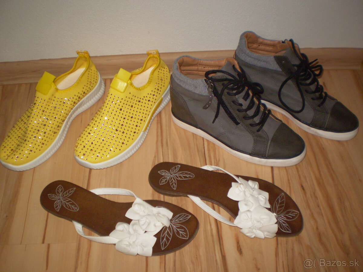 damske topanky, obuv kožene čižmy v. 39 BALIK obuvi - 6