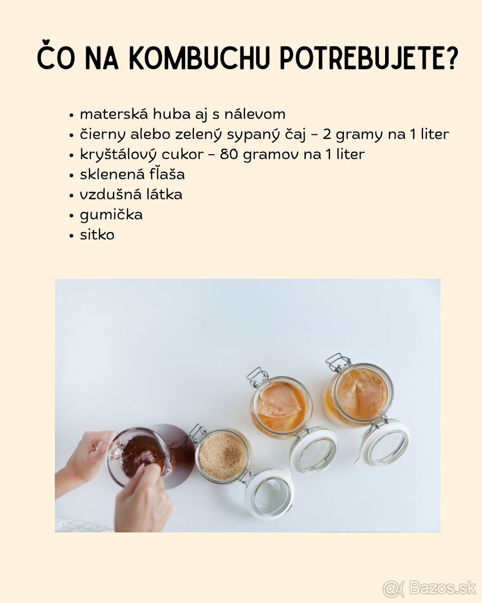 Kombucha - čajová "huba" - 6