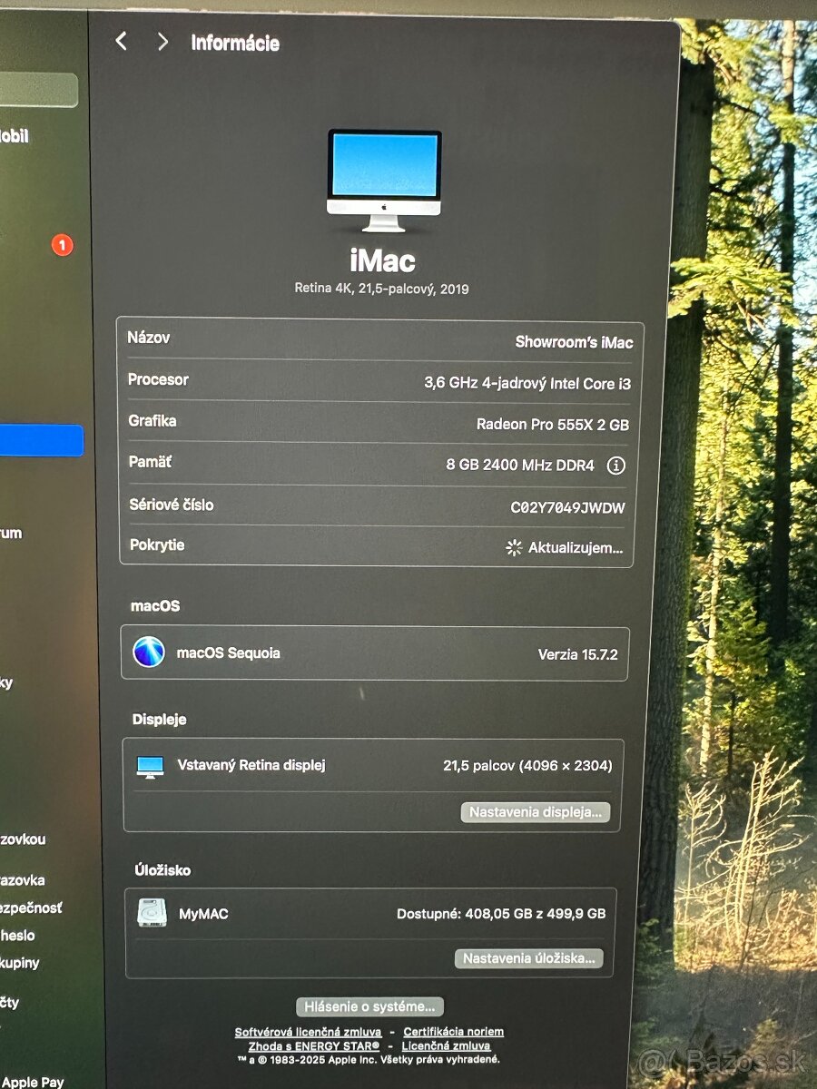 Apple iMac 21,5 palcovy retina 4K 2019 - 6
