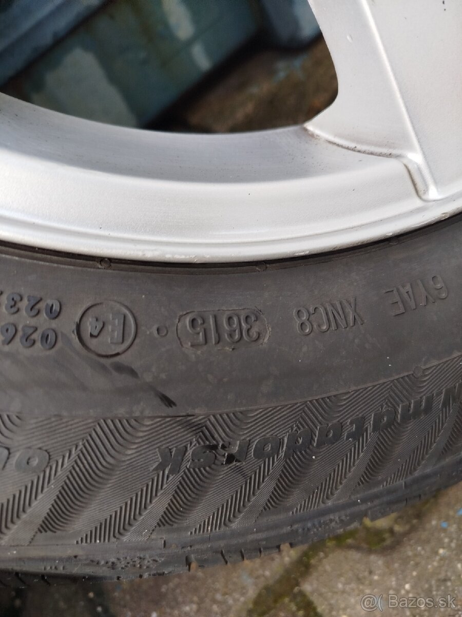 5x100 R15 195/65r15 zimné - 6
