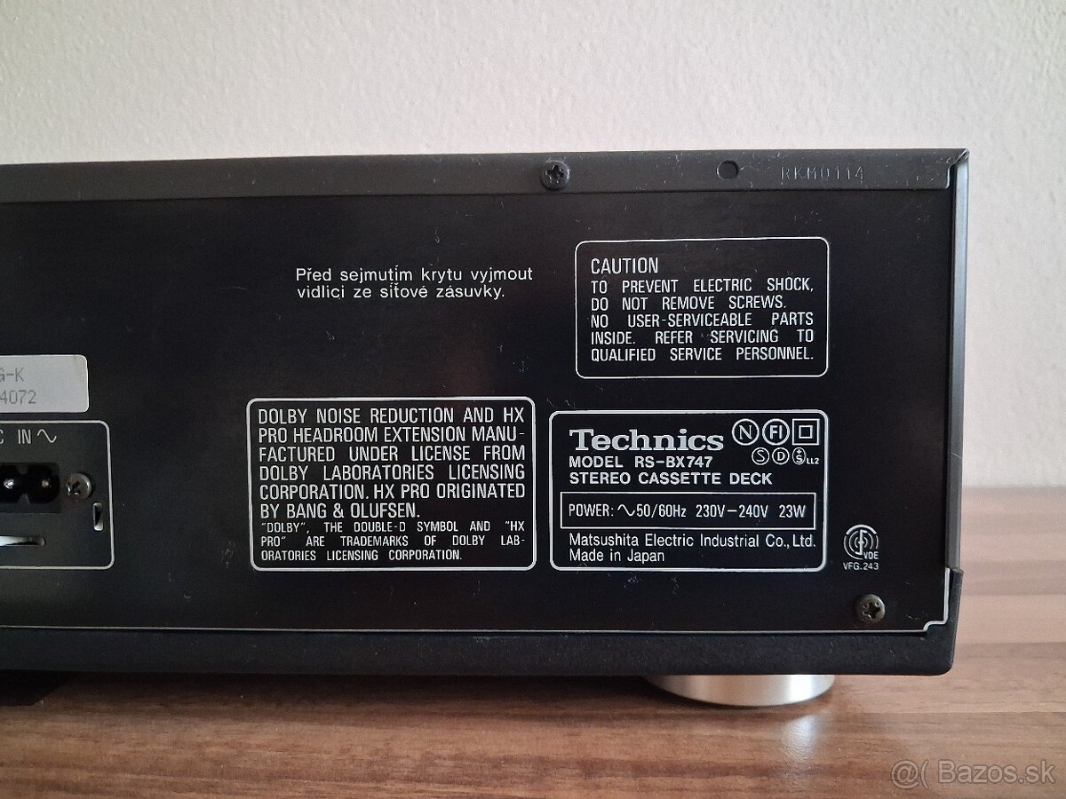 TECHNICS RS-BX 747 - 6