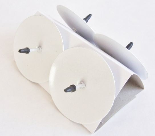 Set vianočných dekorácií - biele - 6