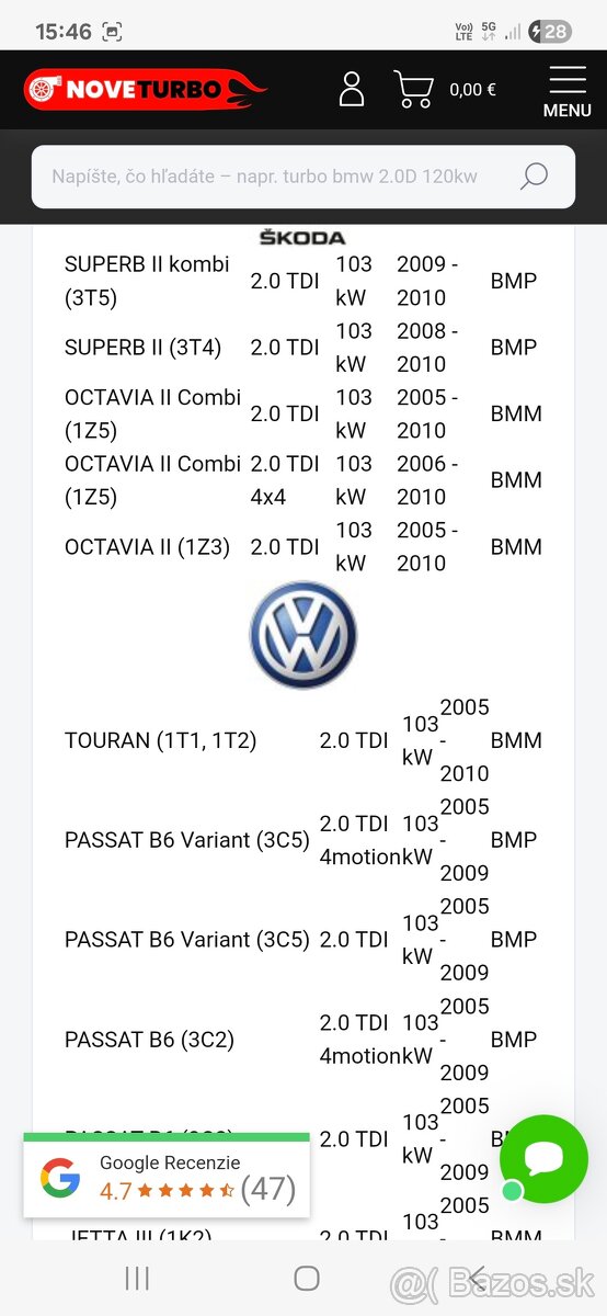 Turbo 2.0tdi GTB1646v - 6