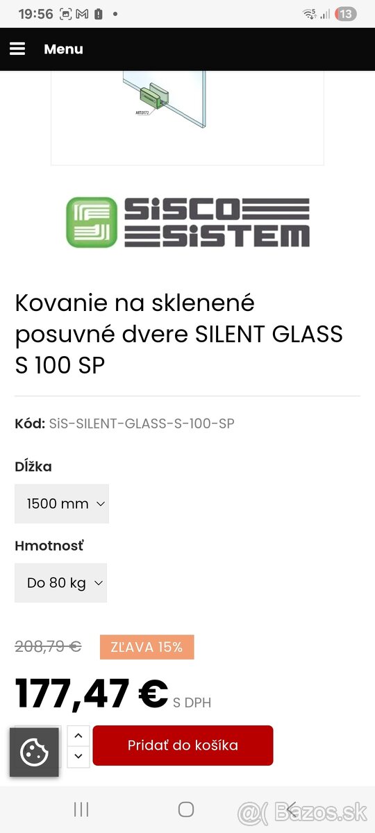 Hlinikovy ram pre sklenene dvere - 6