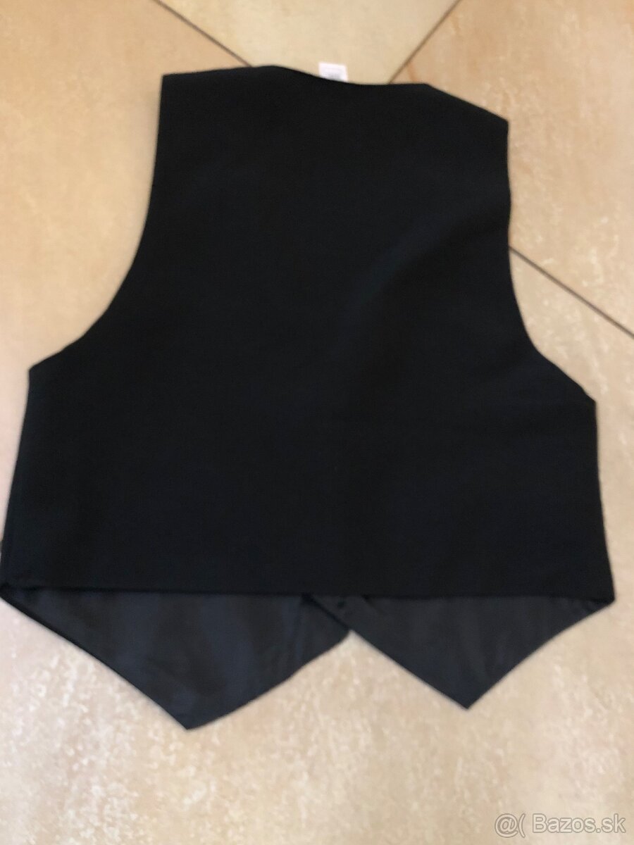 Vestička pre chlapca čierna 134 - 6