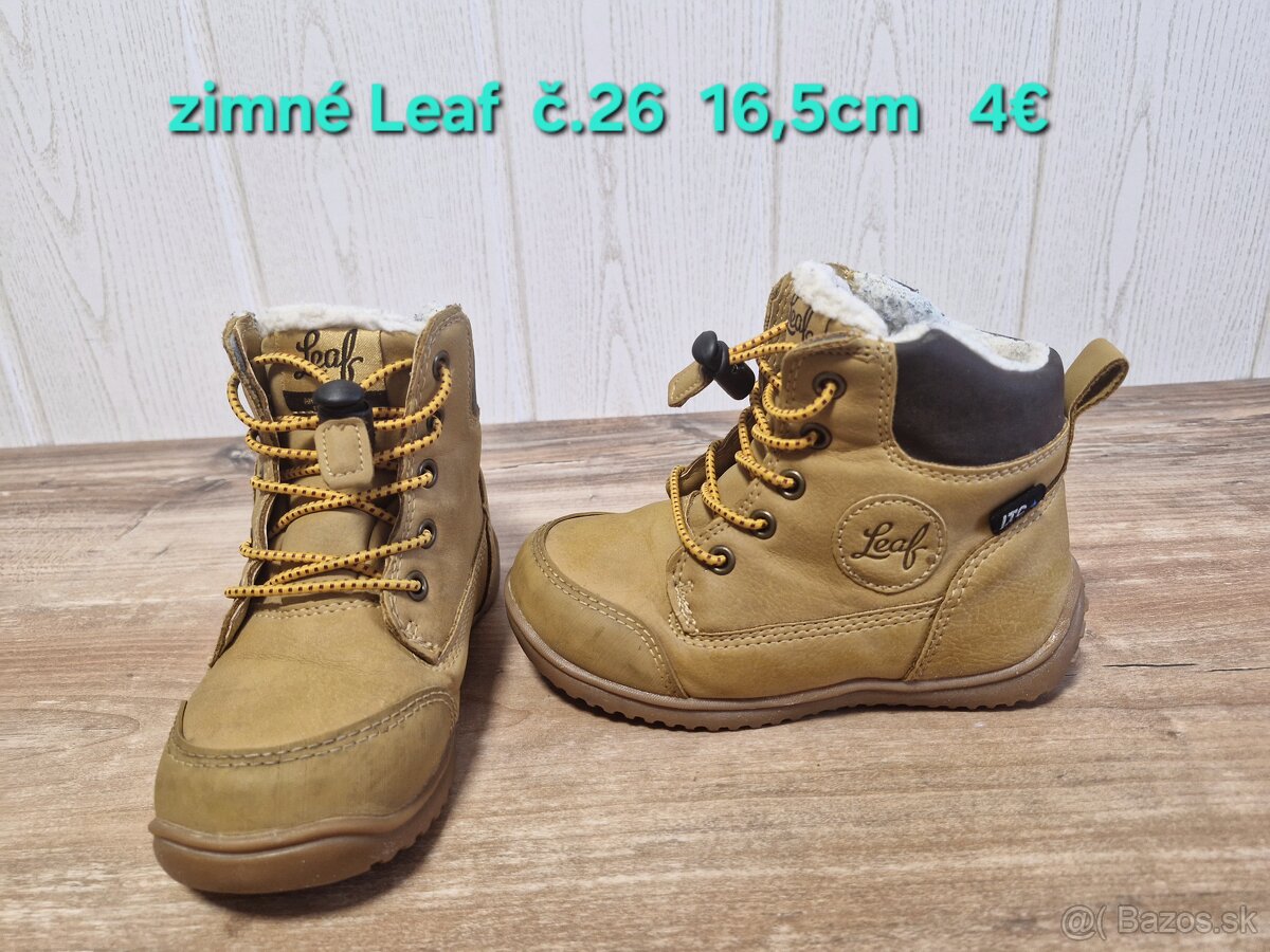 Zimné topánky č.26 zn.Leaf - 6