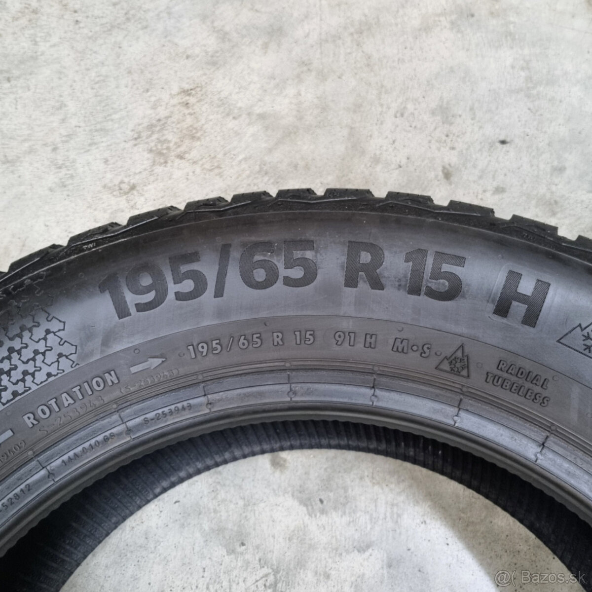 Zimné pneumatiky 195/65 R15 CONTINENTAL - 6