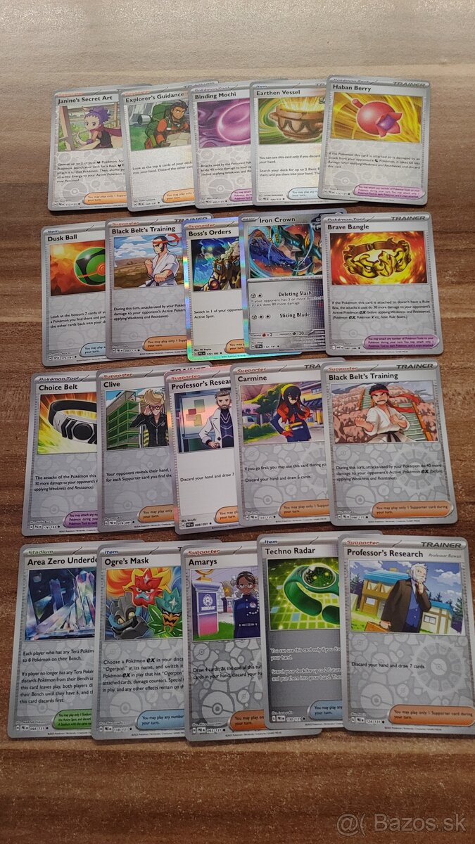 Predám original Pokemon kartičky 128ks lesklé - 6