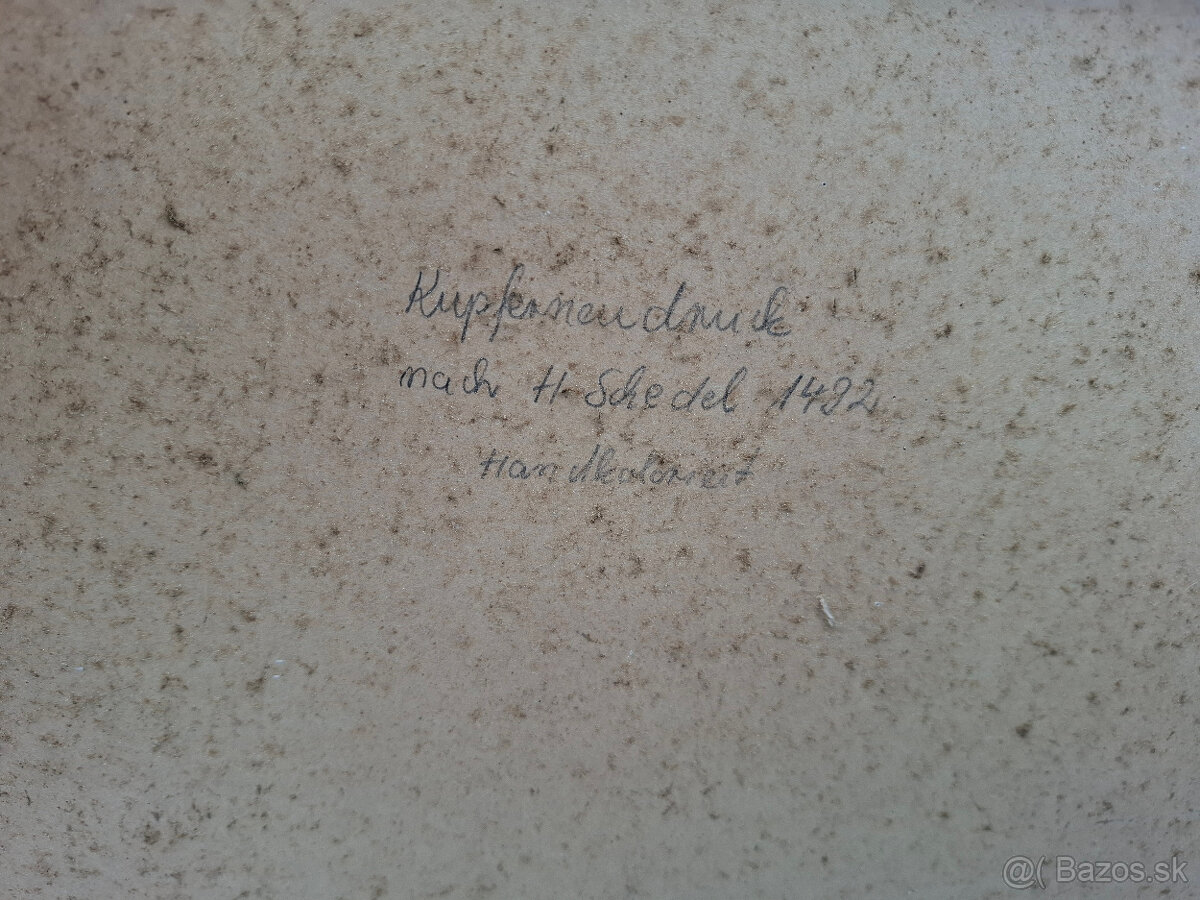 Predám starý obráz Venecie-Benedig - 6